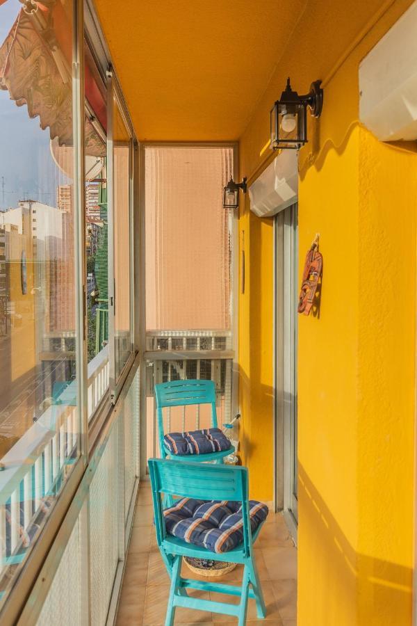 2Br Flat - Aircon - 5 Min Walk To Benidorm Beach Apartment Exterior foto